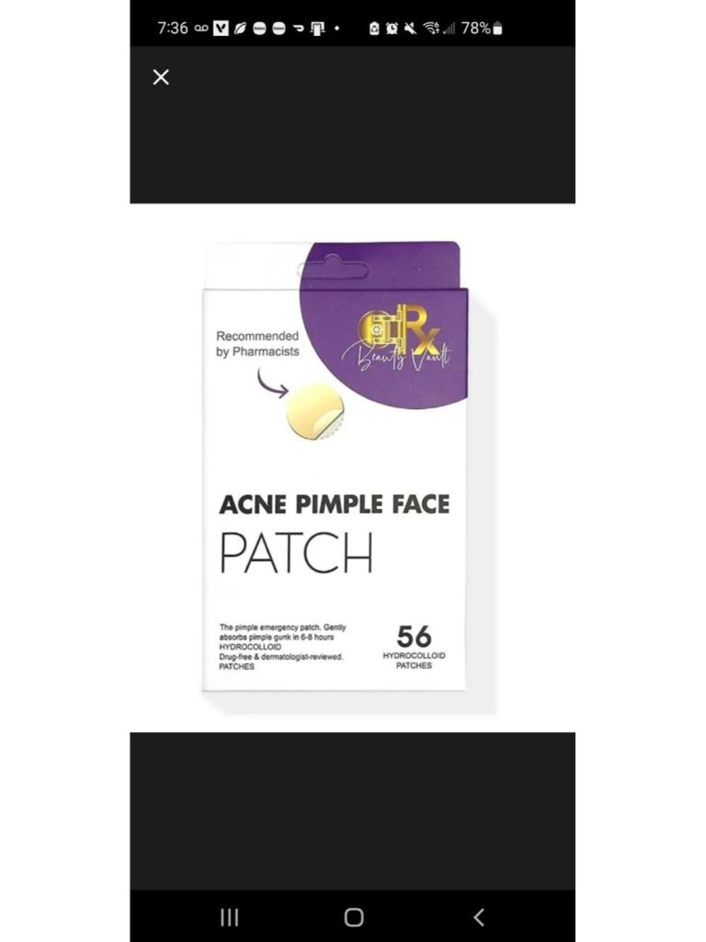 3 Pack Original patch from Hero Cosmetics - Hydrocolloid Acne Pimple Patch